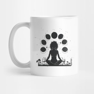 Sitting Garden Moon Goddess Mug